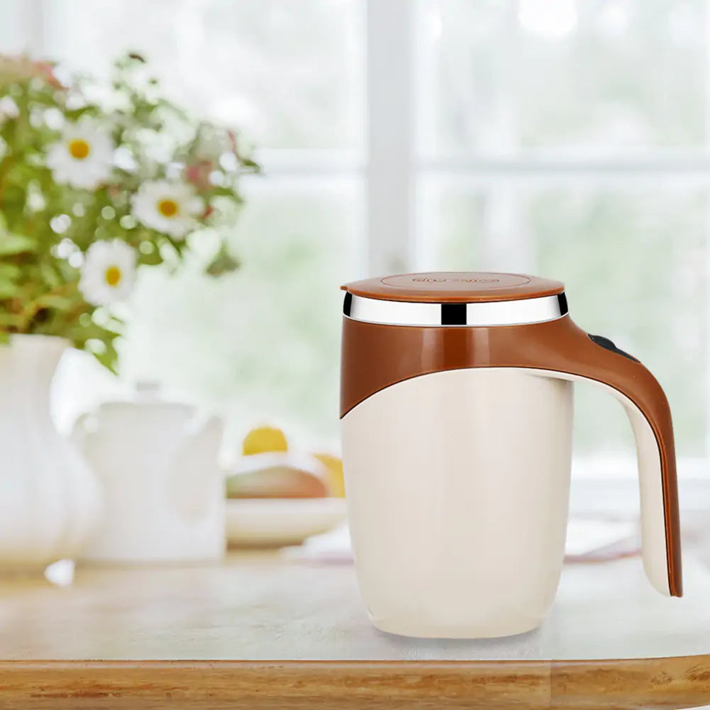 Automatic Stirring Magnetic Mug - Insulated and Durable Battery Life