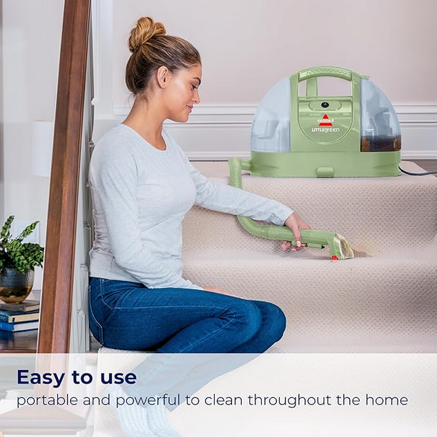 BISSELL Little Green Multi-Purpose Portable Carpet and Upholstery Cleaner, Car and Auto Detailer