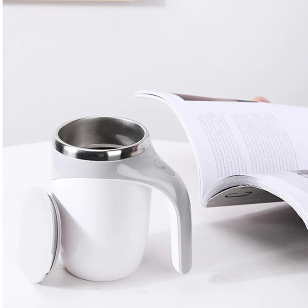 Automatic Stirring Magnetic Mug - Insulated and Durable Battery Life